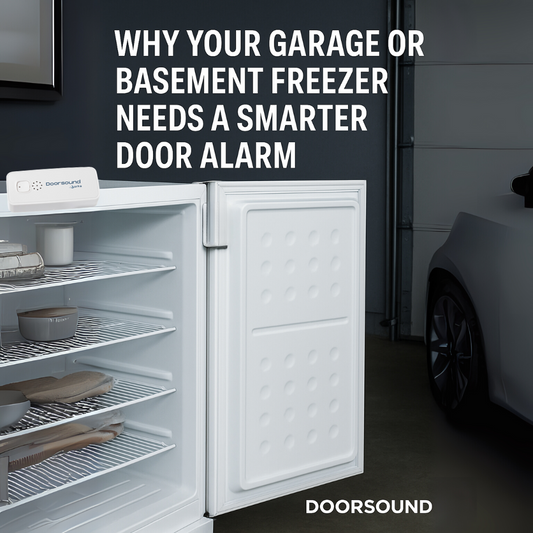 Smart Freezer Door Alarm for Garage or Basement | Doorsound WiFi Alert